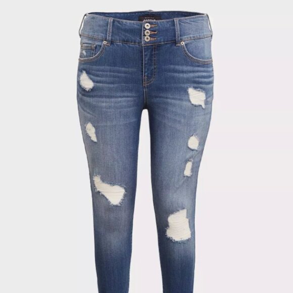 Torrid Jegging - Premium Stretch Medium Wash 20 Regular 20r - Picture 1 of 14